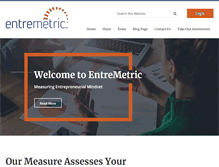 Tablet Screenshot of entremetric.com